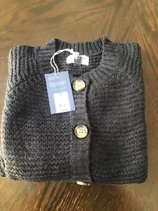 Universal Thread Women's Round Neck Sweater Long Sleeve Cardigan Black Size XL - Picture 1 of 7