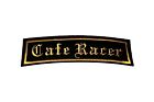 CLASSIC CAFE RACER EMBROIDERED CURVED MOTORCYCLE BACK PATCH