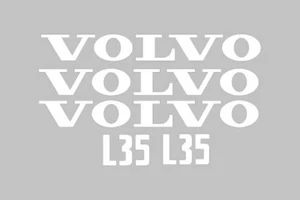 VOLVO L35 Cargador de Ruedas Tractor Calcomanías de Vinilo Adhesivo Juego de Gráficos Kit L 35 - Imagen 1 de 1