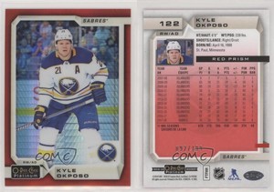 2018-19 O-Pee-Chee Platinum Red Prism /199 Kyle Okposo #122