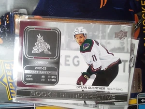 Dylan Guenther 2023/24 Upper Deck Series 1 NHL Hockey Rookie Retrospective rr-9 - Bild 1 von 1