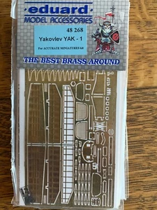 1/48 Eduard YAKOVLEV Yak-1 Photo Etch Detail: Flaps, Radiator, Interior...OOP PE - Picture 1 of 1