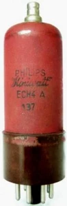 VALVOLA ECH4 A PHILIPS MINIWATT PER RADIO D'EPOCA !.. Leggi tutto. - Foto 1 di 3