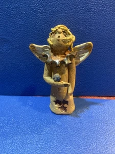 FIGURINA ANGELO-STUDIO CERAMICA MODERNISTA ANGELO FIGURA/SCULTURA-Firmata - Foto 1 di 11