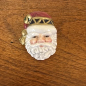 Vintage Fitz and Floyd Candleramics Santa Candle Pin - Designed for Wicks n Sticks - Bild 1 von 3