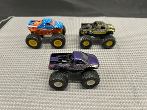 Monster Jam Trio Lone Eagle, Wild Hair, Maniac 1:64 Very Rare Truck Hot Wheels - Picture 1 of 6