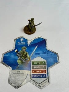 Heroscape Sgt. Drake Alexander Figure + Card Swarm of the Marro - Picture 1 of 7