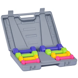 Juego de mancuernas juego de mancuernas con estuche 0,5 kg/1 kg/1,5 kg/2 kg hierro+plástico - Imagen 1 de 10