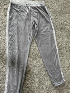 PJ Salvage Nordstrom Pyjama Lounge Hose Satin Streifen Jogginghose Large  - Bild 1 von 3