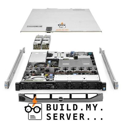 Dell PowerEdge R430 Server 2x E5-2660v4 2.00Ghz 28-Core 64GB RAM 8x 960GB SSD - Image 1 of 4