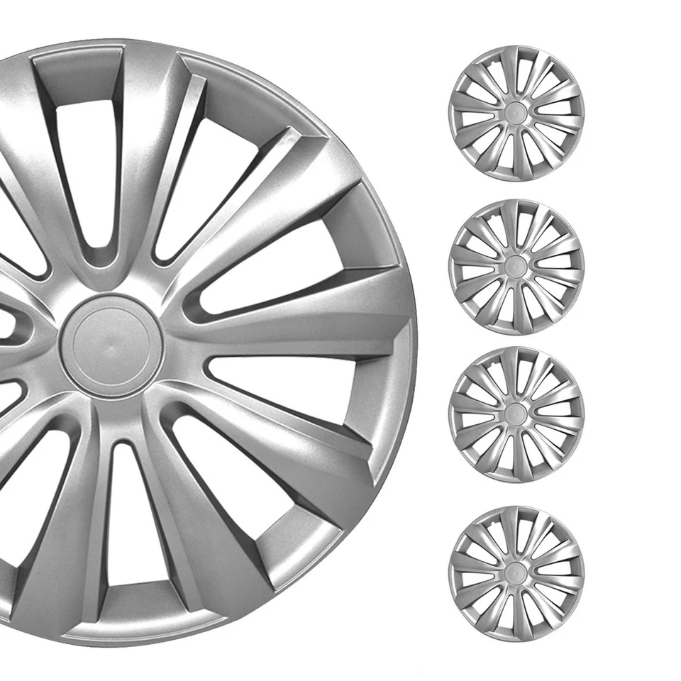 16 Inch Wheel Covers Hubcaps for Subaru Impreza Silver Gray Gloss - Изображение 1 из 4