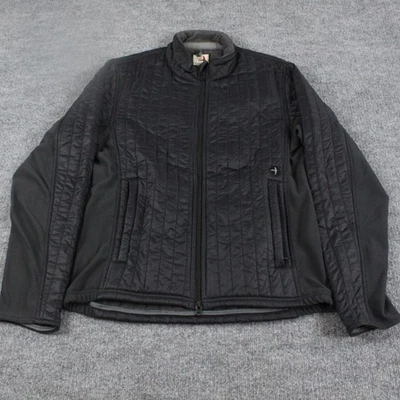 Relwen Jacket Men Medium Vertical Insulator Full Zip Quilted Black Outdoor - Image 1 of 4