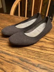 ALLBIRDS Tree Breezers Mujer Talla 8 Negro Informal Sin Cordones Ballet Pisos - Imagen 1 de 6