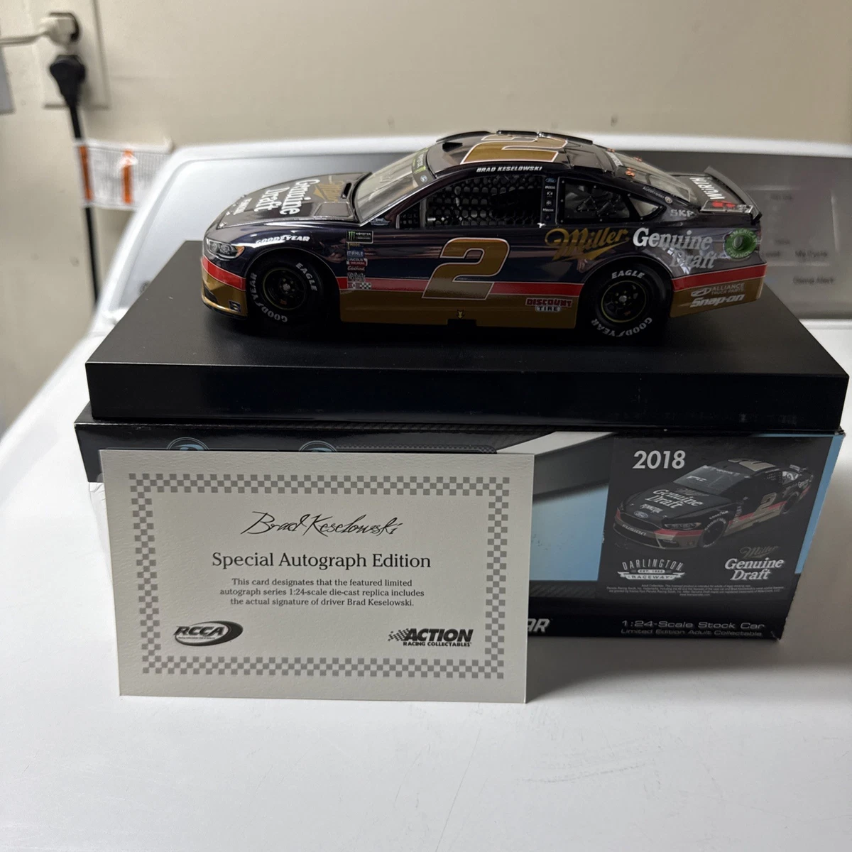 限定1of95 NASCAR1/24 LIONEL ♯2Miller lite Lionel 1:24 Diecast