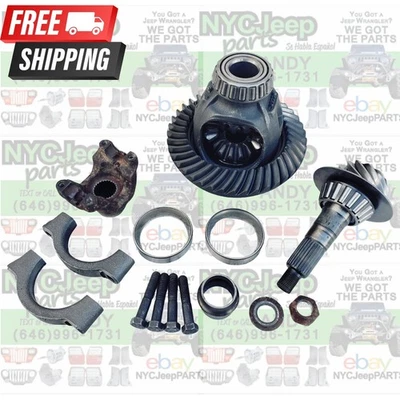 FRONT 3.73 GEARS Jeep Wrangler YJ TJ Dana 30 Axle Differential Ring Pinion Gear - Image 1 of 4