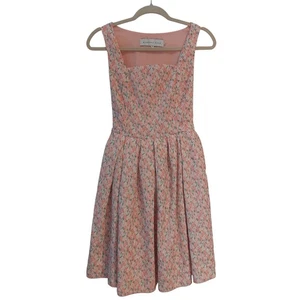 Anthro ENDLESS ROSE Pink Floral Textured Mini Dress Size S - Imagen 1 de 6