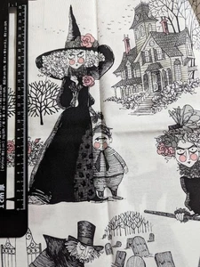 ALEXANDER HENRY De Leon Design The Ghastlies Fabric 2009 100x43cm - Picture 1 of 4