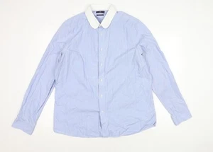 Next Men's Blue Slim Fit Long Sleeve Shirt - Picture 1 of 12