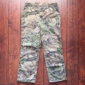 VTG Duxbak Real Tree Camo Thinsulate Hunting Pants Mens 36 Reg Insulated USA - Picture 1 of 20