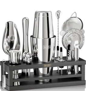 BARE BARREL® Mixology Barkeeper Kit Bar Set | 16-teiliges Cocktail Shaker Set - Bild 1 von 5