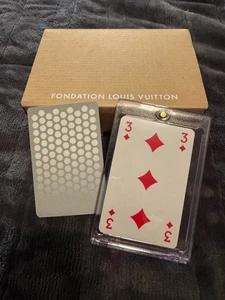 Louis Vuitton FONDATION Playing Card 3 of Diamonds - Brand New - Picture 1 of 1