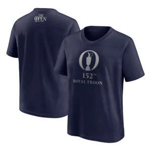 The Open Golf T-Shirt Kid's Open Royal Troon Top - New - Picture 1 of 3