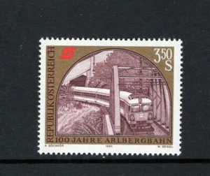 Austria 1984 3.50s SCHANATOBEL RAILROAD BRIDGE SC 1289 MNH - Picture 1 of 1