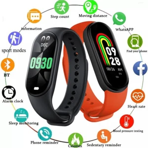 M8 Smartwatch Band Blutdruck Armband Armband Fitness Tracker Herzfrequenz - Bild 1 von 25