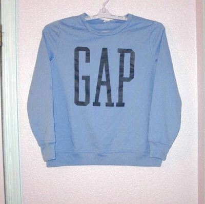 Vtg The GAP Women Sweatshirt Size M Big Spellout Long Sleeves Pullover Y2K Retro - Image 1 of 4