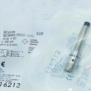 Inductive Sensor 10-30V DC Replacement For BES01P8 BES M08EG-PSC25F-S04G - Picture 1 of 2