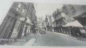 Vintage 1950s York England Stonegate Street Scene RPPC Postcard P11 - Picture 1 of 6