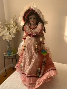 Original Biskuitporzellan Ashley Belle Collection Puppe 20" Box Original Kleidung - Bild 1 von 12