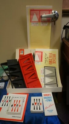  Vintage Milton Bradley Co. - BRIDGE for TWO 2 Card Board Game 1964 Fine Edition - Image 1 of 4