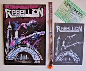 Rebellion 2010 Programme Punk Zine Discharge Bad Religion Subhumans 999 GBH oi - Picture 1 of 3