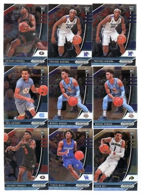 2020-21 Prizm Draft Picks 21 Card RC Lot: Anthony Edwards, Cole Anthony, PRIZMs+ - Image 1 of 4