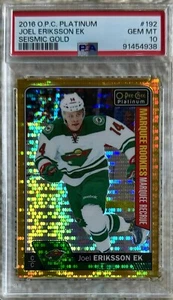 2016-17 OPC PLATINUM GOLD /50 JOEL ERIKSSON EK RC PSA 10 POP 1 - Bild 1 von 2