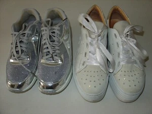 2 Paar Damen Schuhpaket - 1 Paar MJUS Leder Sneaker Plateau Halbschuhe - Gr. 38 - Bild 1 von 20