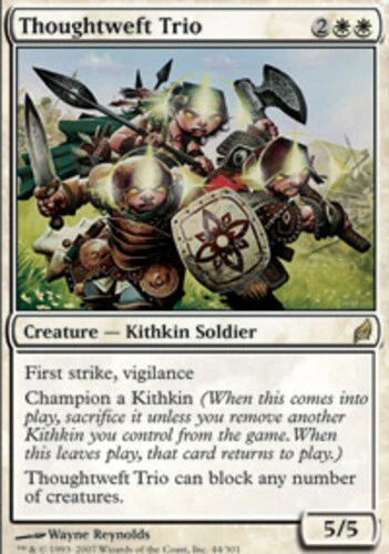 Thoughtweft Trio ~ Lightly Played Lorwyn MTG Magic UltimateMTG White Card - Image 1 of 1