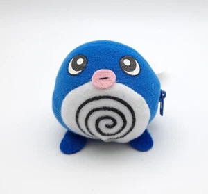 Pokemon Tomy Poliwag Wechsel zu Pokeball Wende Reißverschluss Plüschtier 3 Zoll - Bild 1 von 4