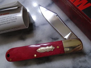 Kershaw Culpepper Barlow Pocket Knife 4383RB D2 Red Smooth Bone Folder 7.25" OA - Picture 1 of 13