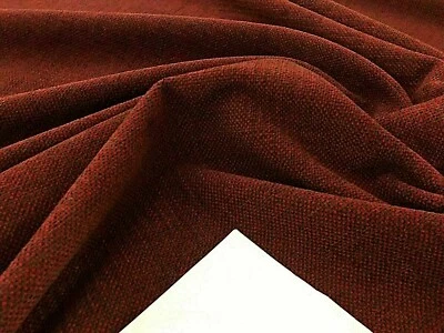 Polsterstoff Möbel Webstoff Strukturstoff Meterware Fleckschutz weich in rot - Bild 1 von 4