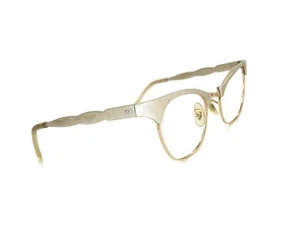 Vintage 50er Gold Kunsthandwerk Katzenbrille oder Sonnenbrille Gestell 12Kt Gf 48-20 - Bild 1 von 8