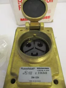DE COLECCIÓN RUSSELLSTOLL CAT# 3763U1 P/N F22858A, LATÓN RECEPTÁCULO PIN Y MANGA - Imagen 1 de 8