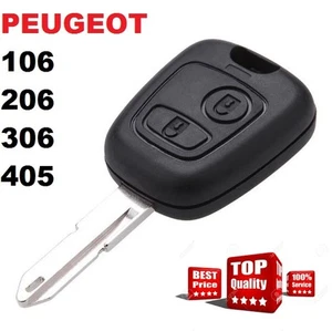 Fits PEUGEOT 106 206 306 405 Remote car Key Shell Case Replacement Uncut key - Picture 1 of 4