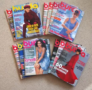 11 Hefte – Burda moden – 1994 – 1997 – mit Schnittmuster - Bild 1 von 1