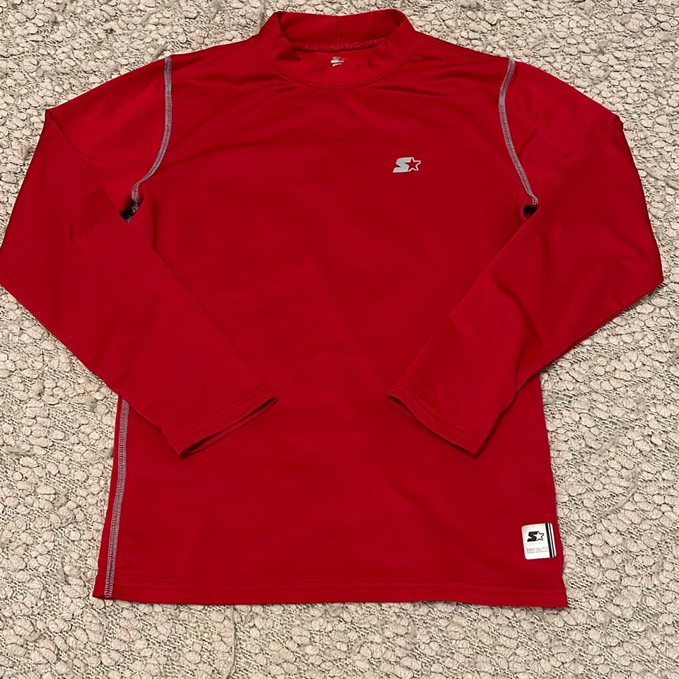 Boys Starter Shirt. Size XXL 18. Red - Image 1 of 4