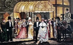 DIMENSIONS Gold Collection CAFE ROYALE Needlepoint Kit ** RARE** Olden Days - Picture 1 of 5
