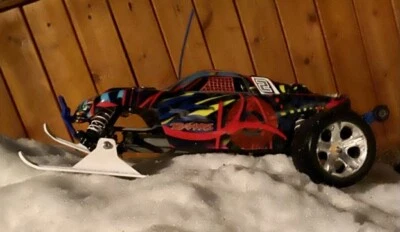 Traxxas Slash Stampede Schneeschlitten Ski Räder 1/10 12mm Sechskant RC Auto Truck Ski - Bild 1 von 4