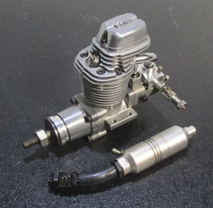 Enya 41-4C 6.64cc 4 stroke glow engine with muffler, used for R/C airplane f/s - Picture 1 of 21