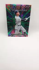 2022 Panini Prizm #FL-6 Aaron Judge Fearless Green Donut Circles Prizm - Picture 1 of 2